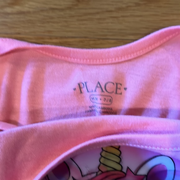 The Children Place Girls Lenticular Pandacorn Donut Cut Out Top - Salmonrose - Picture 5 of 7